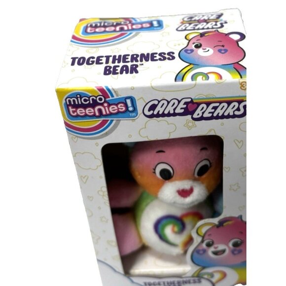 Care Bears Micro Plush Togetherness Bear Mini Stuffed Toy Collectible 4" Cute - Picture 2 of 7
